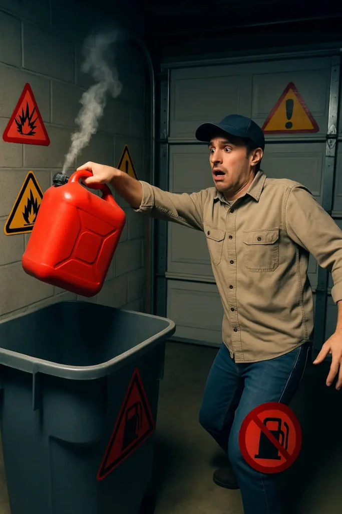 Why You Should Never Throw Old Gasoline in the Trash
